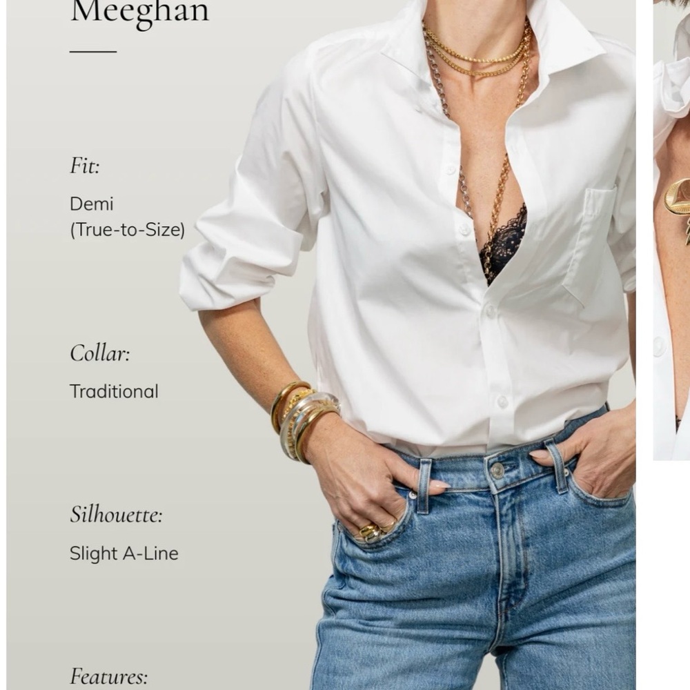 KMJ Classic white Button Down - image 4